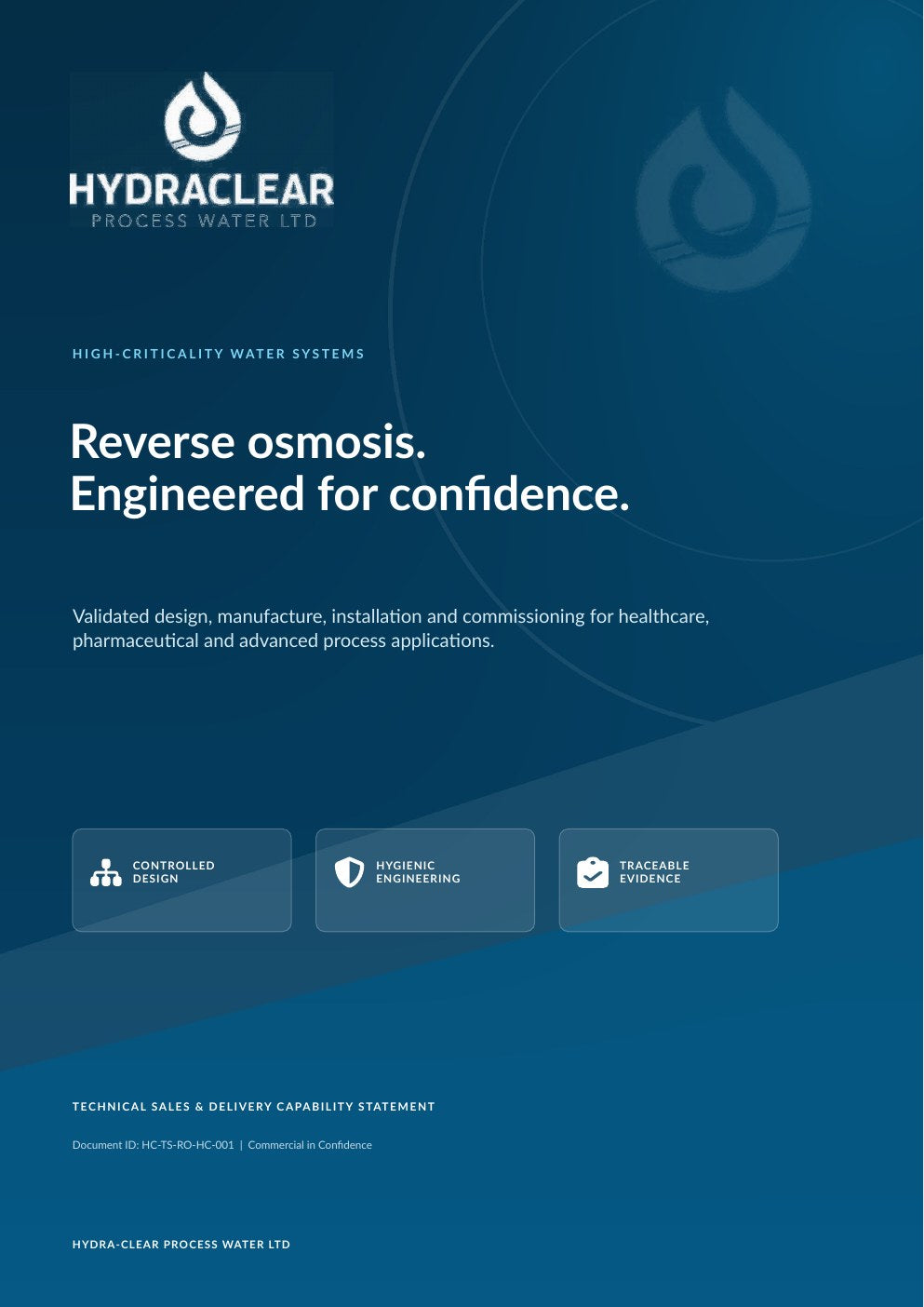 High-Criticality Reverse Osmosis cover