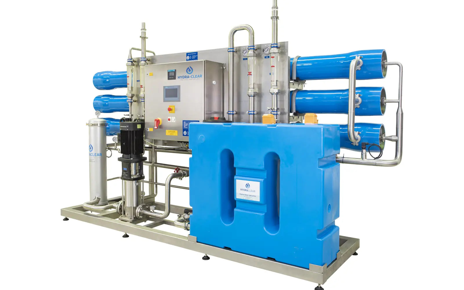 Food grade HydraCIP reverse osmosis system