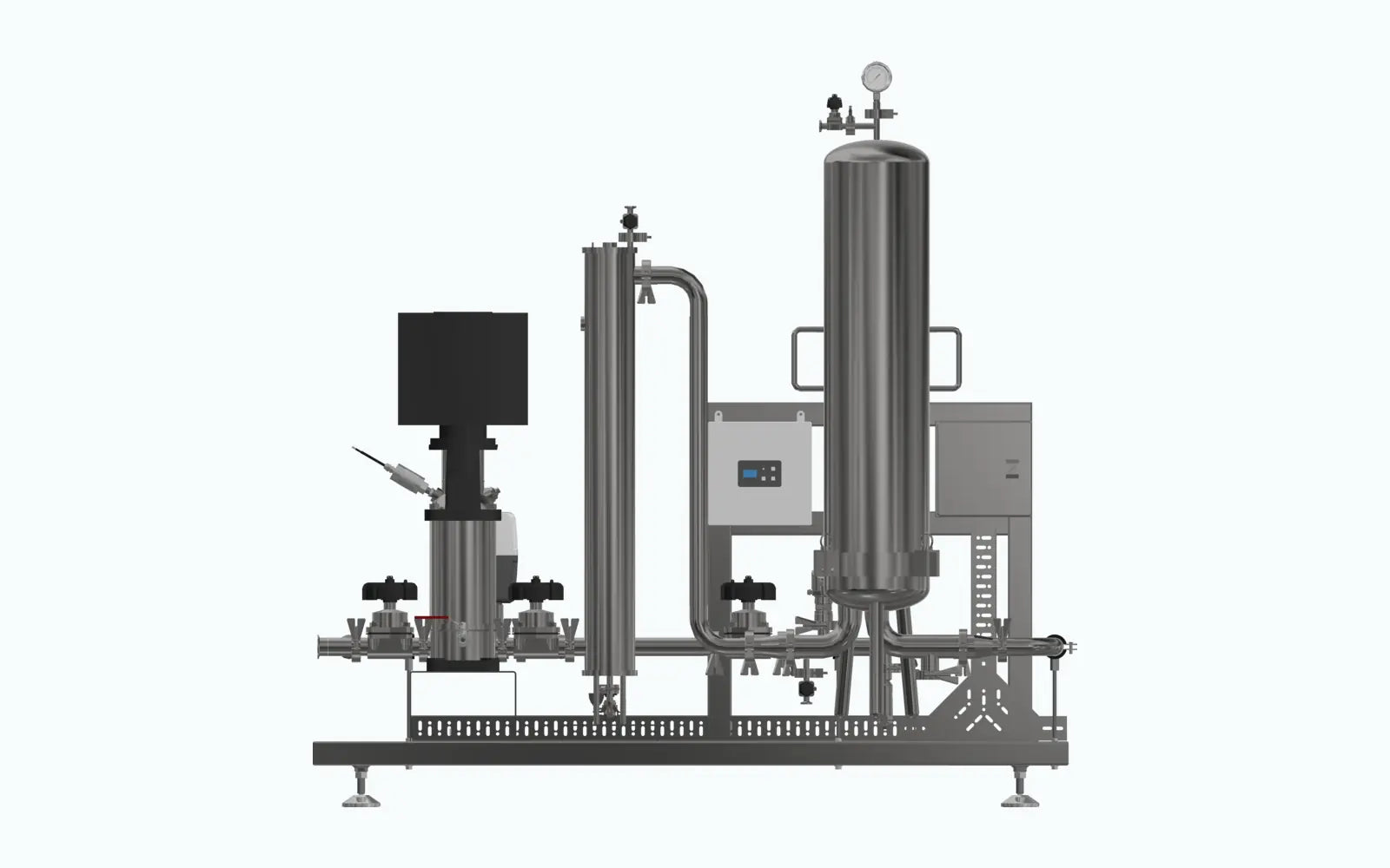 Heat sanitised storage and distribution design