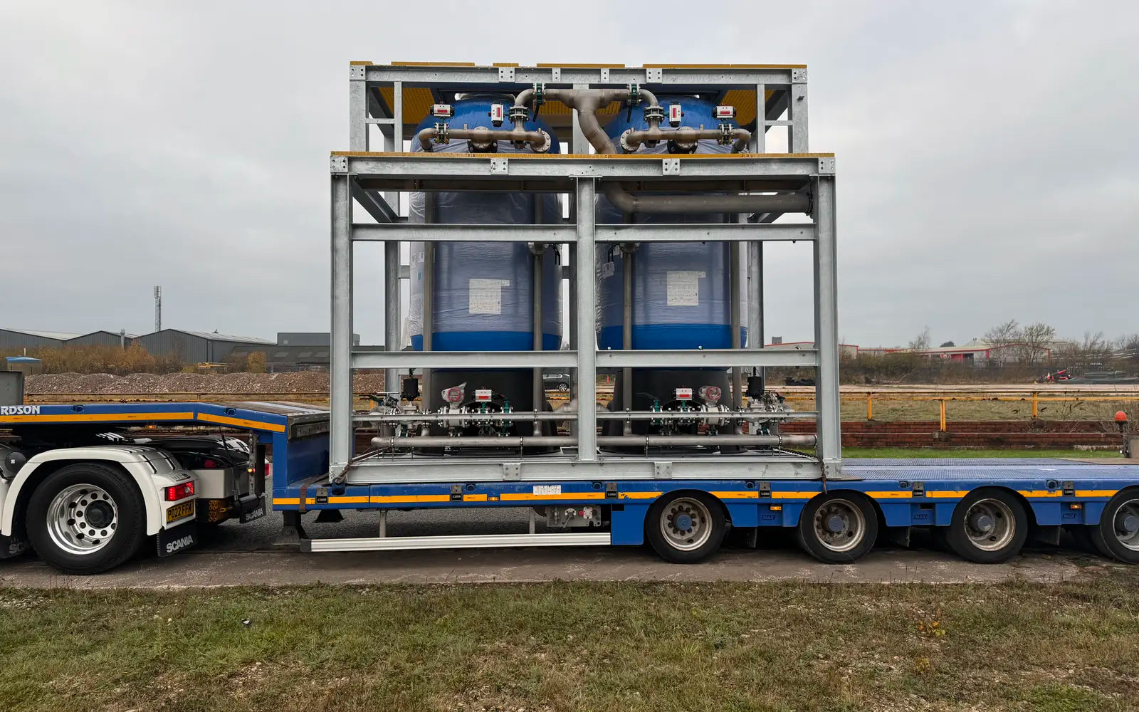 Installed HydraFIL process water filtration package