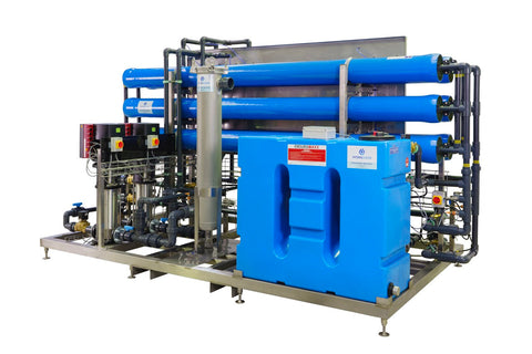 Flagship dual reverse osmosis filter for use in high demand industrial settings