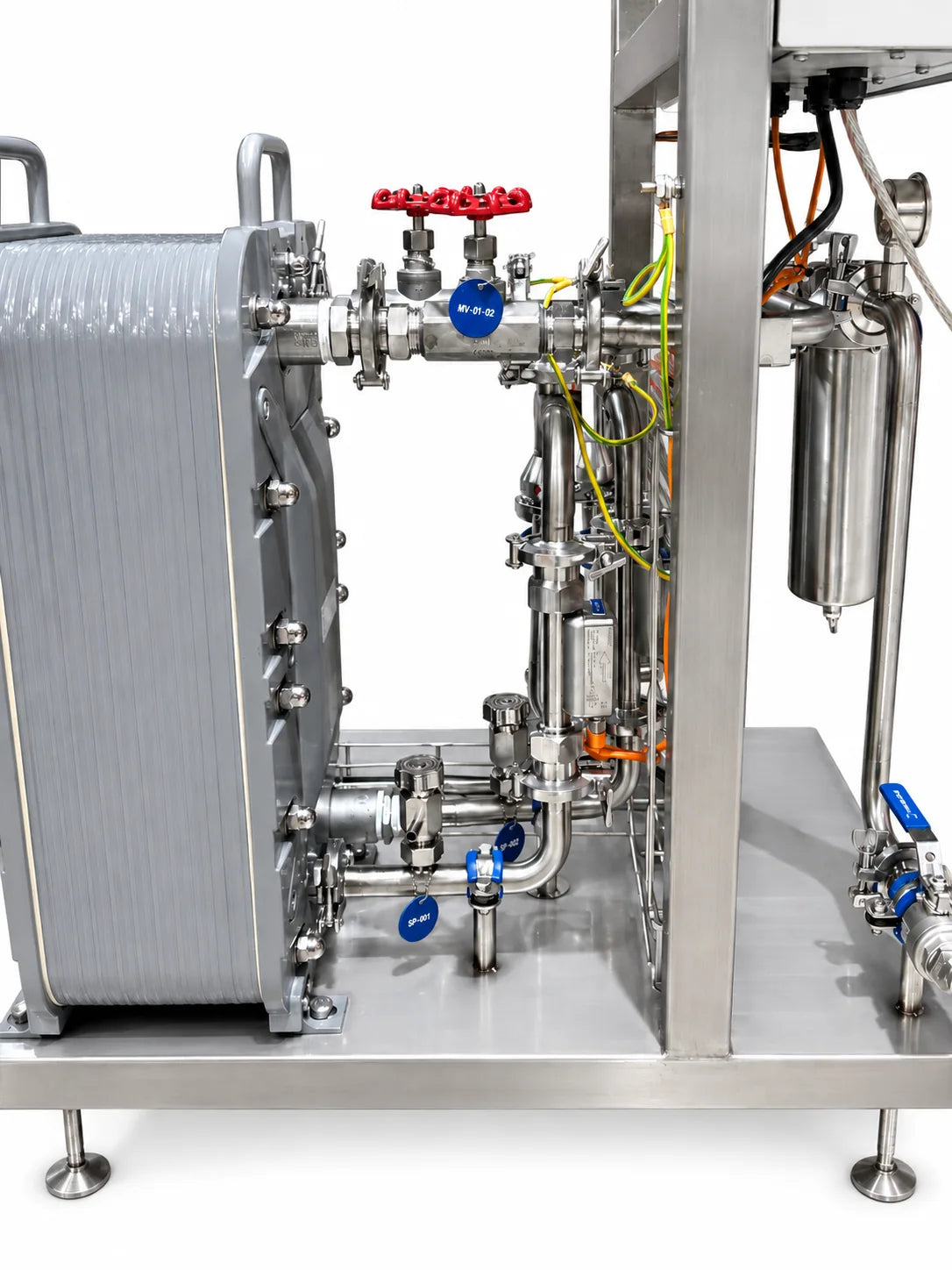 Module, instrumentation and concentrate routing